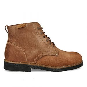 PAYMA - Bottes Rustiques en Cuir Chukka pour Hommes. Safari Booty Chaussure Cuir Travail Décontracté, Outdoor et Jardinage. Lacets. Semelle en Caoutchouc. Coleur: Botte Camel, Taille: EU 46 (Calzados Payma, neuf)