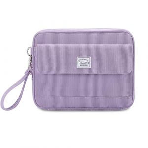 VASCHY Trousse Crayon de Couleur, Grande Trousse 192 Slots en Velours Côtelé Portable Multi-Poches Feutres Stylos Aquarelle avec Anse Amovible pour Femme Fille Artiste Violet Clair (Vaschy, neuf)