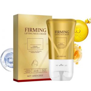 Cr&egrave;me raffermissante pour le cou pour peau cr&eacute;pue Soins du corps Cr&egrave;me pour le cou r&eacute;confortante, raffermissante et liftante avec massage &agrave; double rouleau HOUXIANDOU (1 pi&egrave;ce) (YQWK, neuf)