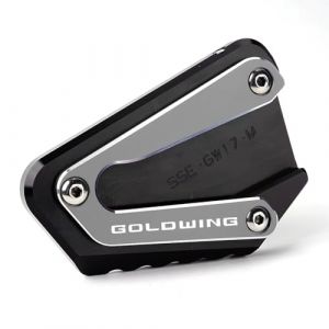 ZESIDIMO Pour Goldwing GL1800 2002-2017 et Goldwing GL1800 2018-2023 Extension de B&eacute;quille Lat&eacute;rale pour Moto Support de B&eacute;quilles (Gris 2002-2017) (ZYAKO, neuf)