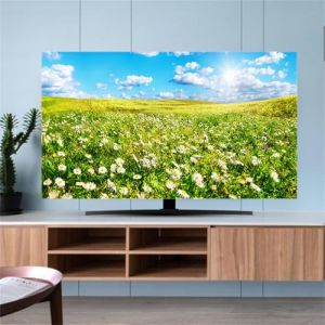 Hixingo Housse pour TV, Paysage Housse de Protection T&eacute;l&eacute;vision Housse Protection &Eacute;cran TV &Eacute;lastique Housse T&eacute;l&eacute;vision Anti Poussi&egrave;re Respirant Housse &Eacute;cran TV Lavable (45-48inch,Marguerite) (Hixin, neuf)