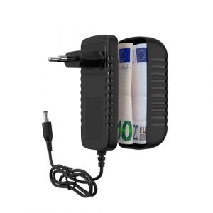 Chargeur factice Evergreen Labs avec compartiment secret – Coffre fort discret et cachette argent idéale pour voyages, maison, plage; tirelire adulte et boîte à secret pour objets précieux. (worldwide gifts, neuf)