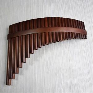 Fl&ucirc;te De Pan Bandes Et Cerceaux En Bois Instrument De Fl&ucirc;te De Pan 25 Tubes R&eacute;glage G R&eacute;glage C Performance Professionnelle(C,R) (ebester, neuf)