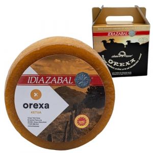 THE BASQUE gourmet - Fromage blanc de brebis – Fromage Idiazabal AOP fumé entier – 1,6 kg – Lait cru – Fromage affiné artisanal du Pays Basque – Présenté en boîte cadeau (1,6 Kg, Fumé) (make your FERMENTS, neuf)