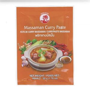 pate de curry massaman - lot de 6 sachets de 50 grammes (BeForBio, neuf)