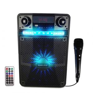 Enceinte Karaok&eacute; sono Batterie PARTY BOX 400W &agrave; LED + APPLICATION SMARTPHONE - PC/USB/Bluetooth/RADIO FM/Micro (SONO-ENERGIE, neuf)