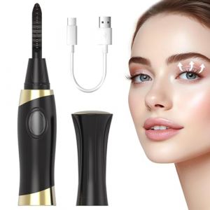 Recourbe-cils Chauffant électrique, Recourbe-cils électrique, Recourbe-cils Chauffant, Recourbe-cils électrique Portable USB, Mini Outil De Cils Naturels Rechargeable USB (Noir) (Lingbao Kusidi Trading Co., Ltd, neuf)