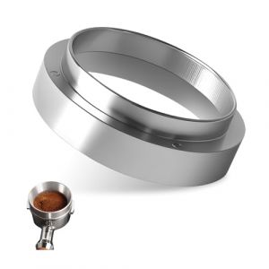 HMCEY Bague de Dosage de Caf&eacute; 58 MM,Entonnoir Magn&eacute;tique,Alliage Entonnoir Expresso en Aluminium,Anneau de Dosage,Accessoire Porte Filtre,Remplissage Caf&eacute;,Remplacement pour la Pr&eacute;paration-Argent (EASYFLOW TRADE LTD, neuf)