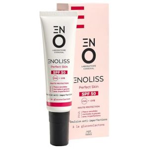 ENO Laboratoire Codexial Enoliss Perfect Skin SPF50 Peaux sensibles Normales &agrave; Grasses avec imperfections 30ml (Cocooncenter, neuf)