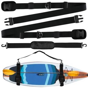 Bandoulière Réglables, Sangle de Transport Kayak,Sup,Planche de Surf, Canoës, Planches à Pagaie, Longboards (Noir) (yue ju he, neuf)