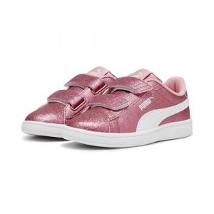 PUMA Sneakers Smash 3.0 Glitz Glam Enfant 32, Peach Smoothie White Pink (PUMA, neuf)