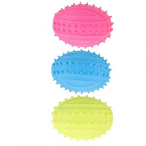 YARNOW 3pi&egrave;ces Balle Couinante Indestructible pour Chien Jouet &agrave; M&acirc;cher pour Chiot Lot de Balles Entra&icirc;nement Dentition (Karrymao, neuf)