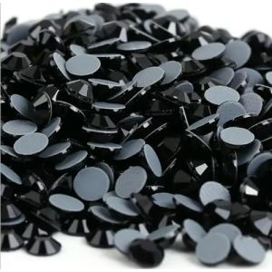 YTYHFEM 40 Couleurs Cristal AB Hotfix Strass, Strass en Verre Hotfix Strass pour décoration Nail Art-Noir Jet-ss30 288 pièce (qichunxianshuaideyongshangmaoxinggerenduzioz, neuf)