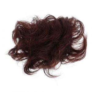 SHERCHPRY Accessoire Pour Chignon Chignon Donut Postiche Humain Postiche &Eacute;l&eacute;gant Chignon Fonc&eacute; &Eacute;pais Et D&eacute;coiff&eacute; Extension De Cheveux Accessoires Pour Chignon Faux Chignon (Dnna Huang, neuf)