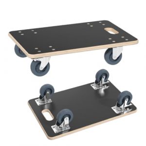 Aufun 1 planche &agrave; roulettes de transport 60 x 40 x 14,5 cm avec frein, roulettes de meubles, planche &agrave; roulettes, transport avec aide au transport, transport de meubles jusqu'&agrave; 200 kg, robuste et s&ucirc;r (Jodanyong, neuf)