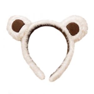 Serre-t&ecirc;te oreilles d'ours, serre-t&ecirc;te oreilles d'ours en peluche marron, serre-t&ecirc;te oreilles d'ours moelleux, accessoires de costume de f&ecirc;te d'animaux pour d&eacute;guisement quotidien, photographie ((Livraison rapide en 10-14 jours) TIMIFUN, neuf)