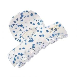 Clips de griffe, clips à griffe de cheveux - Craignes de cheveux de dents - 2,4 pouces esthétique élégante Strong Hold Anti-Slip Half Hairclips For Women Girls Teen Wedding Style (quzasdgy, neuf)