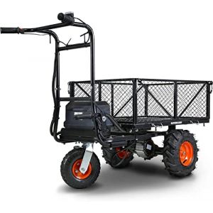 SuperHandy Chariot de Service Utilitaire Power Wagon Brouette &Eacute;lectrique 48V DC Aliment&eacute;e par Lithium-ION 230 kg de Charge et Plus de 460 kg de Capacit&eacute; de Transport pour la Ferme et Le Jardin (SuperHandyUK, neuf)