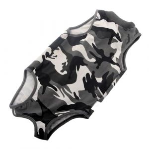 SOHIIXAA, pour chats, combinaison de r&eacute;cup&eacute;ration post-chirurgicale, protection anti-l&eacute;chage des plaies, style camouflage, tissu modal de qualit&eacute; sup&eacute;rieure, utilisation (Camouflage S) (SOHIIXAA, neuf)