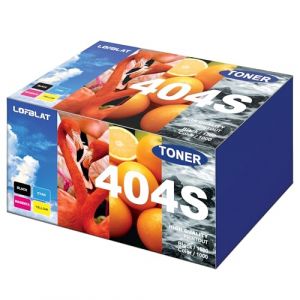 LOFBLAT 404S CLT-P404C Pack de 4 Toner Compatible pour Samsung P404C pour Xpress C483W C430W C480FW C430 C480 C480FN CLT-K404S CLT-C404S CLT-M404S CLT-Y404S CLT-404S (Noir Cyan Magenta Jaune) (tenghangmaoyi, neuf)
