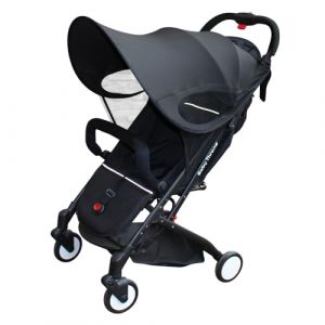 PandaEar Pare-soleil pour Poussette et Siège Auto Bébé, Housse Universelle Imperméable pour Poussette, Canopy Anti-Vent pour Tout-Petits, Protection Solaire UPF 40+ (PandaEar, neuf)