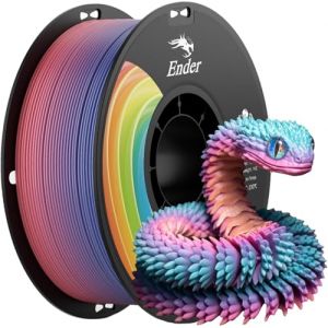 Creality Ender-PLA+ Filament 1.75mm, Forte Ténacité sans Casse, 1KG Bobine Filament PLA Plus pour Imprimantes 3D, Neatly Wound & Non Déformation, Précision Dimensionnelle ± 0.02mm (Arc-en-ciel) (Creality Official Store, neuf)