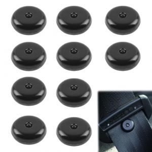 GHPKOTW 10 Paires Bouton d'Arrêt Ceinture Sécurité, Clip Universel Voiture, Attache Ceinture Siège Auto, Accessoire Auto Plastique ABS, Compatible Tous Véhicules (ZBr4469, neuf)