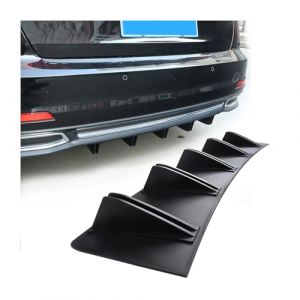 CGEAMDY Diffuseur D'Aileron De Requin, Diffuseur Universel De Lèvre Pare-Chocs, Becquet De Pare-Chocs Arrière, Diffuseur Universel Lèvre D'Aile D'Aileron Requin Châssis Pare-Chocs Arrière Voiture (CGE Auto, neuf)