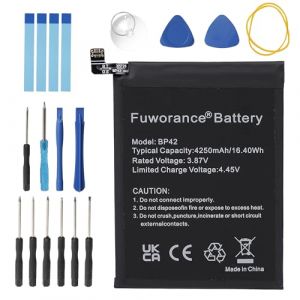 Fuworance 4250mAh 3.87V BP42 Batterie de remplacement Compatible avec Xiaomi Mi 11 Lite 4G/Mi 11 Lite 5G/11 Lite 5G NE T&eacute;l&eacute;phone mobile Batterie li-ion rechargeable Grande capacit&eacute;+la trousse &agrave; outils (Fuworance, neuf)