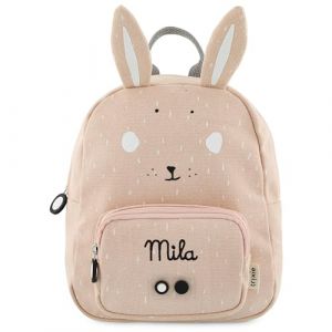 upstitch studio Trixie Sac à dos et gourde pour enfants, sac à dos de maternelle, sac à dos et gourde pour enfants, personnalisables avec nom individuel ou en kit, Lapin, Rucksack SMALL (upstitch studio, neuf)
