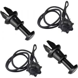 2 Pi&egrave;ces Voiture Corde de Fixation, Cordon Plage Arriere Golf 6, Universelle Cordon pour &Eacute;tag&egrave;res, Clip Fixation Plage Arri&egrave;re Corde Coffre, pour VW Golf 4 5 6 MK5, MK6, GTI R20 (Anilalowbility, neuf)