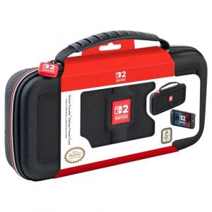 RDS - Officially Licensed Nintendo Switch 2, Nintendo Switch OLED & Nintendo Switch Systems Game Traveler Deluxe Case – Holds 12 Game Cards & microSD Card Case Holds 2pcs & Each Holds 2 microSD Cards (GamesJ, neuf)
