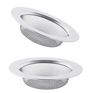 2 Pièces,Bouchon Evier Cuisine,Filtre Evier,Bonde Evier Cuisine,Filtre Evier Cuisine,Passoire Evier Cuisine,Grille Evier Cuisine,Bouchon Evier,Bonde Evier,Acier Inoxydable,Ø7.8cm (XiaoH-shop, neuf)