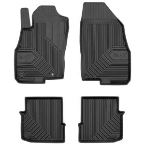 MOTOS Tapis de sol caoutchouc pour Fiat Punto EVO 2009-2012 Am&eacute;liorez Votre Confort de Voyage avec Le tapis noir antid&eacute;rapant Auto No.77- tapis voiture Tous Temps pour Voiture, Protection Contre les s (MOTOS EU, neuf)