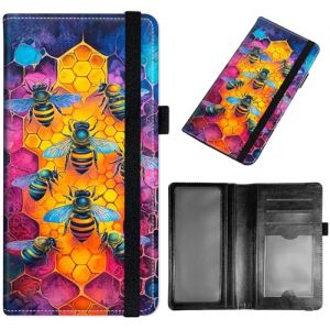 GYSYZJDH &Eacute;tui de ch&eacute;quier pour hommes et femmes, porte-ch&eacute;quier portefeuille fin en cuir PU avec blocage RFID, &eacute;l&eacute;gant et durable, Checkbook Cover (GYSYZJDH, neuf)