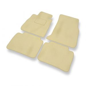 Mossa Tapis de Sol Velours adapt&eacute; pour BMW 4 F32, F36 (2014-2021) - Premium Tapis de Voiture - Beige 2 (eMOSSA, neuf)