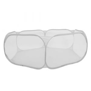 VANZACK Parc pour Animaux De Compagnie Pliable Multifonction, Cl&ocirc;ture Hexagonale en Tissu Polyester Gris, Taille Moyenne, Aire De Jeu Int&eacute;rieure S&eacute;curis&eacute;e pour Petits Animaux Et Lapins (Theo Lian, neuf)