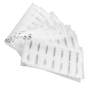 LOORGVEL &Eacute;tiquettes Autocollantes Pvc pour Bouteilles de Voyage 20 Pi&egrave;ces Transparentes, Autocollants de Salle de Bain pour Shampoing et Soins Peau, Faciles &agrave; D&eacute;coller et Repositionnables, (YANJHG, neuf)