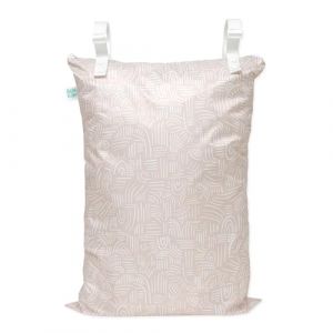 Bumkins Grand Sac imperm&eacute;able &agrave; Suspendre pour b&eacute;b&eacute;, Linge, v&ecirc;tements Sales, Voyage, Maillot de Bain, Couches en Tissu, Piscine, Serviettes, garderie, Plage, Sac r&eacute;utilisable avec Fermeture &eacute;clair, (Bumkins Europe, neuf)