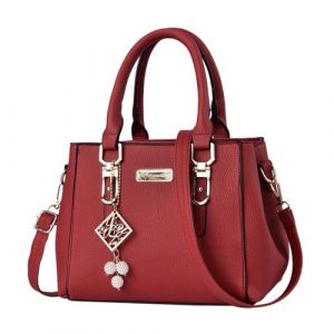Sac A Main Femme Pas Cher Sac &agrave; Main Femme PU Simili Cuir Femme Cabas Pour Travail El&eacute;gant Vintage Bandouli&egrave;re Amovible Compartiment Zipp&eacute; Porte Monnaie Et Sac &agrave; Main Top Grip Sac &agrave; Bandouli&egrave;Re (A.T--, neuf)