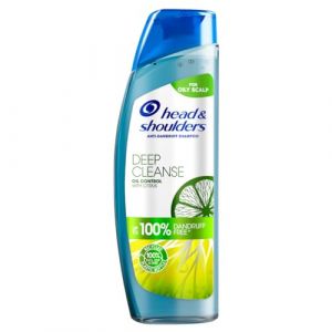 Head & Shoulders Shampoing clarifiant pour cheveux gras, shampoing antipelliculaire, élimine les accumulations sur le cuir chevelu, shampoing nettoyant en profondeur pour hommes et femmes, protection (PeddleHome, neuf)
