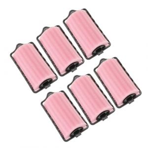 Homoyoyo Lot De 6 Bigoudis En &Eacute;ponge Grand Format 4 Cm, Boucles Sans Chaleur Pour Cheveux Longs, Adapt&eacute;s Pour Usage Nocturne, Coiffure Douce Et Confortable, Outil De Coiffage Sans Ab&icirc;mer Les Cheveux (S Wisdom HF, neuf)