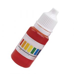 Rouge Ph&eacute;nol,R&eacute;actif Pour Test PH 10ml | Solution De Mesure Pr&eacute;cise &Eacute;quilibreur Liquide pour Aquarium Jardin Pelouse Piscine (daksir, neuf)