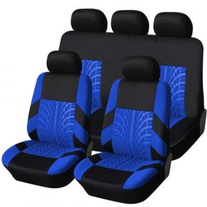 JPDEDIAN Housse Siege pour Peugeot 308 Auto Voiture Universel, Ensembles Housse Si&egrave;ge Voiture, Couvre Siege Auto Confort, Facile &Agrave; Installer,Blue (JIPINGSHANGDAIN, neuf)