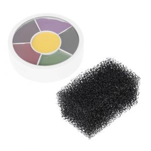 BELLIFFY 1set Maquillage Halloween Pigment Imperméable Visage Pigment Pigment Outil De Maquillage (Hunation, neuf)