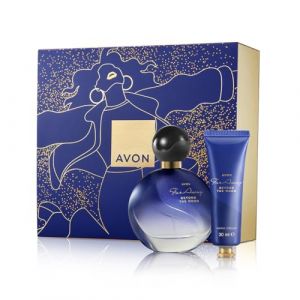 Avon Far Away Beyond The Moon Coffret cadeau 2 pièces avec eau de parfum 50 ml et crème pour les mains 30 ml (MaxSaleLTD, neuf)