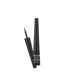Flormar Matte Waterproof Dipliner &ndash; Eyeliner liquide noir ultra pigment&eacute;e avec finition mate, longue tenue waterproof avec pointe de feutre pr&eacute;cise, s&eacute;chage rapide, maquillage yeux professionnel (Flormar Cosmetics GmbH, neuf)