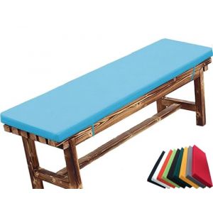 Coussin de Banc Extérieur Imperméable - 110/120/150/180 cm, 2/3/4 places, Coussin de Siège Meubles intérieur et Extérieur - Antidérapant & Amovible - Pour Jardin, Terrasse, Salon(H5,110x35x5cm) (ploootred, neuf)
