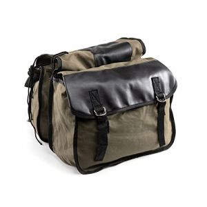 Sacoches de Moto en Toile Sac de Rangement pour Outils étanche pour Sacs à Bagages de Moto Voyage Chevalier Cavalier pour boîte de Moto de Tourisme-Kaki (evomosa Eur., neuf)