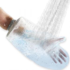 HaploS Protection de Plâtre étanche pour Bras, Protège Plâtre Bras pour Douche et Piscine, Protection de Plâtre Souple et Confortable pour Poignet, Doigt, Sac de Plâtre Réutilisable (15 pouces) (heqiwen, neuf)